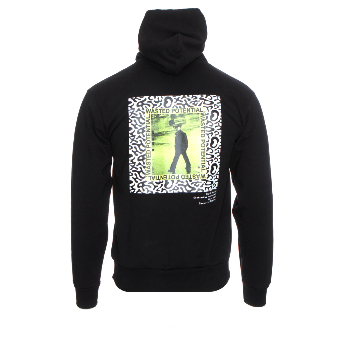 Rip n Repair Wasted Youth Men's Hoodie Black