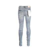 Light Indigo Paint Repair Jean