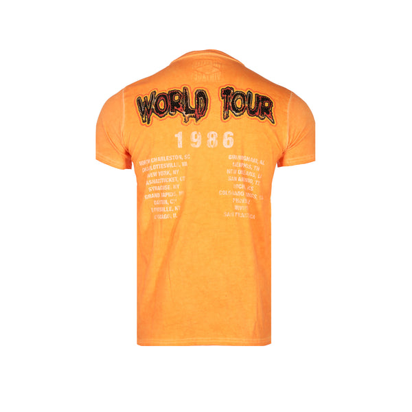 Valabasas Be Ware Vintage Orange Men's Graphic SS Tee