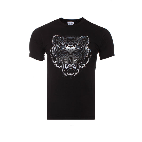 Kenzo Paris SS21 Gradient Tiger Classic Men's T-Shirt Black