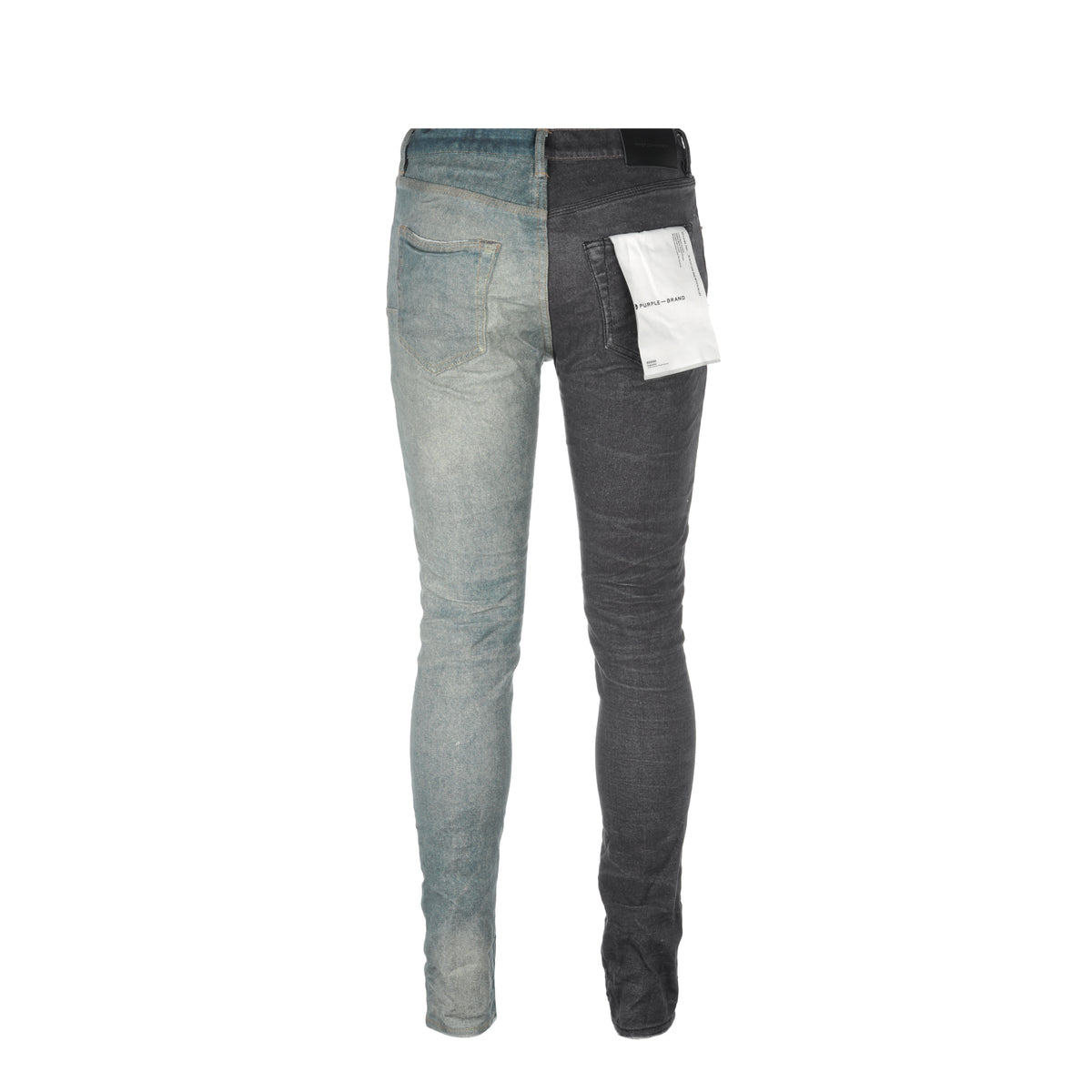 Purple Brand P001 Black Indigo Printed Men's Designer Jeans