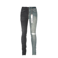 Purple Brand P001 Black Indigo Printed Men's Designer Jeans