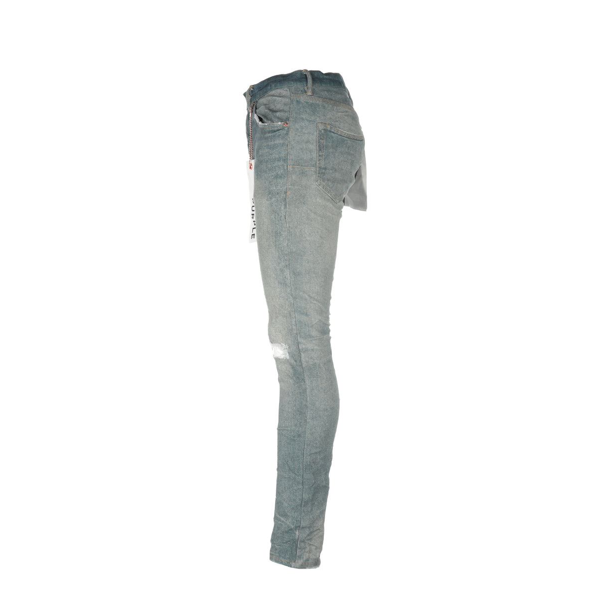 Purple Brand P001 Black Indigo Printed Men's Designer Jeans