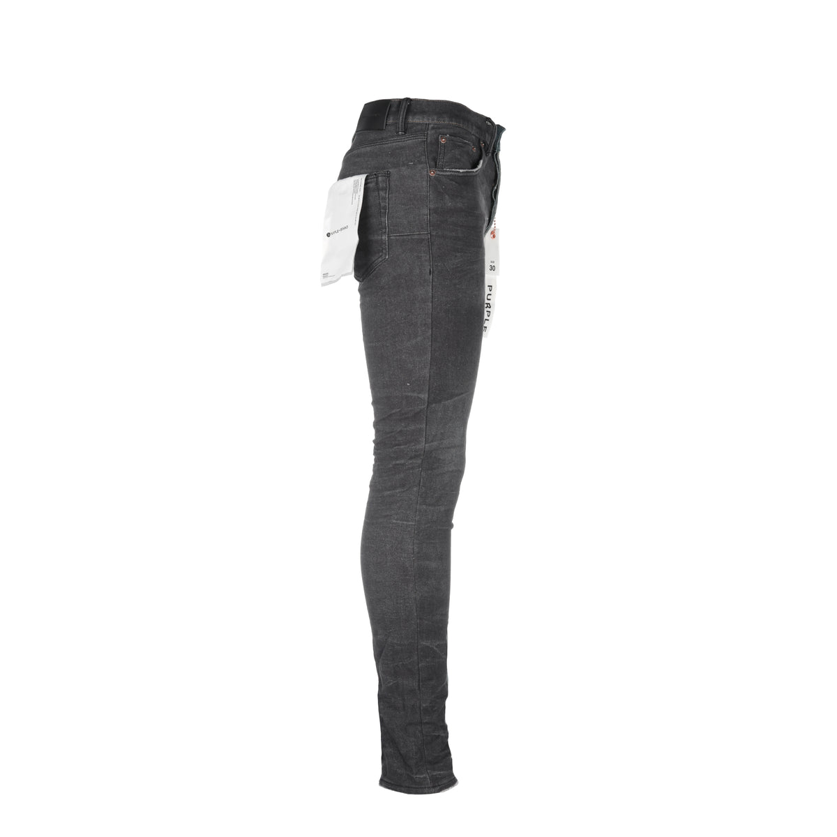 Purple Brand P001 Black Indigo Printed Men's Designer Jeans