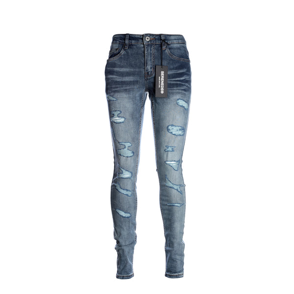 SERENEDE Black Sea Men's Designer Jeans
