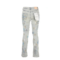 Purple Brand P004 Bootcut Super Light Indigo With Paint Jean