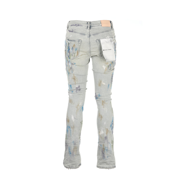 Purple Brand P004 Bootcut Super Light Indigo With Paint Jean
