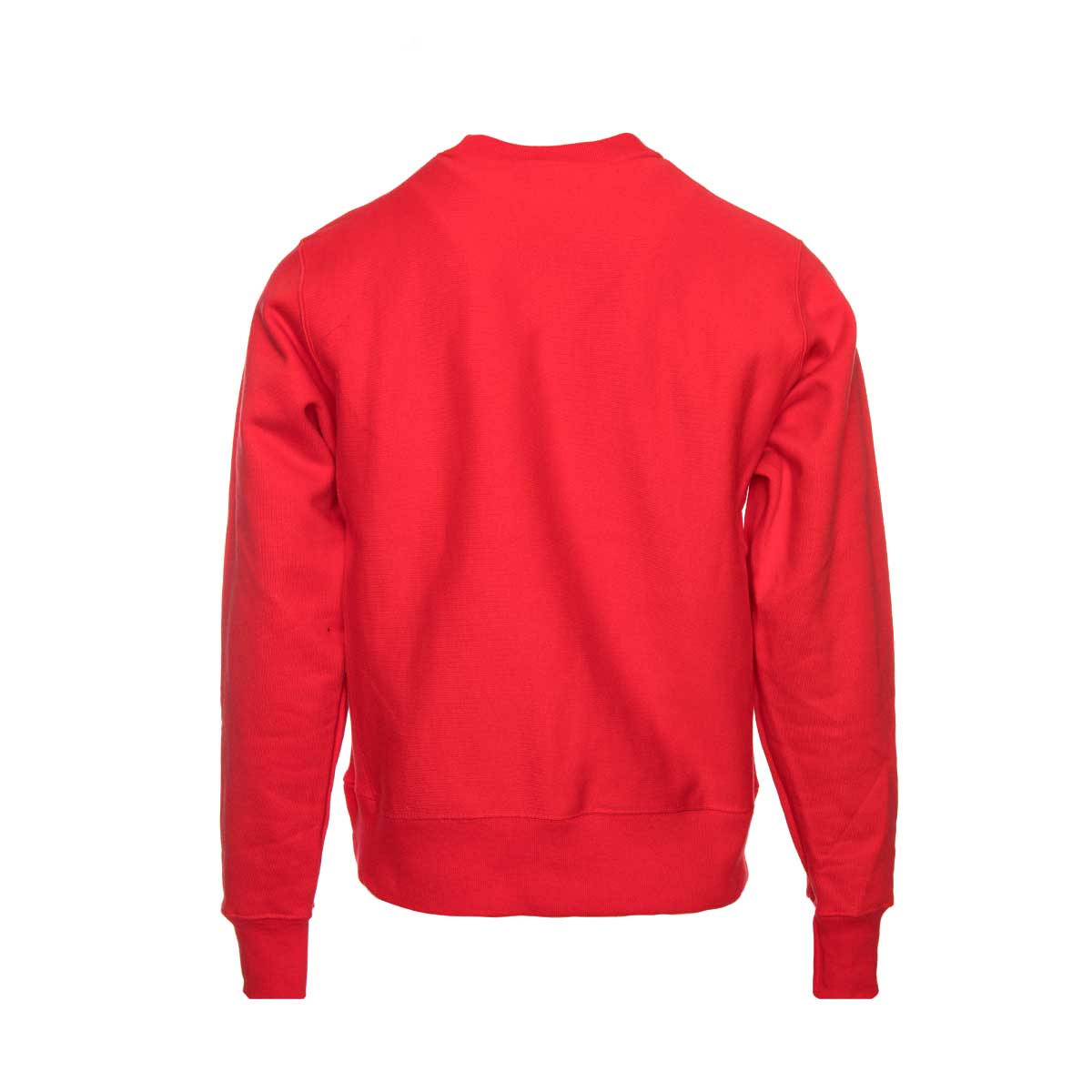 Champion Reverse Weave Crew Pullover Varsity Logo Red
