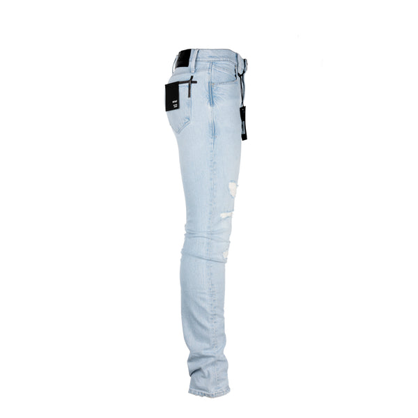 RtA Brand Bryant Light Blue Logo Men's Designer Jeans