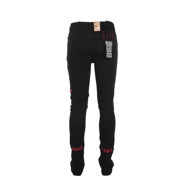 Ksubi Chitch Devil Men's Designer Jeans Jet Black