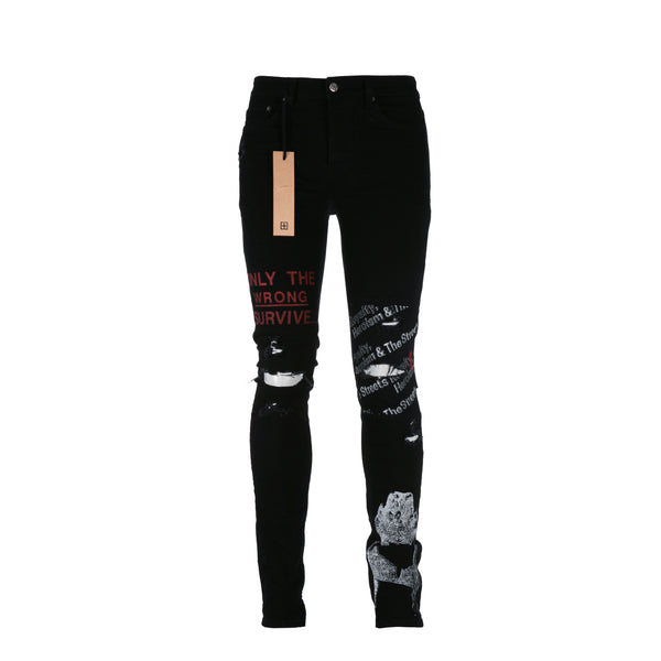 Ksubi Chitch Laid Black Survive Men's Designer Jean