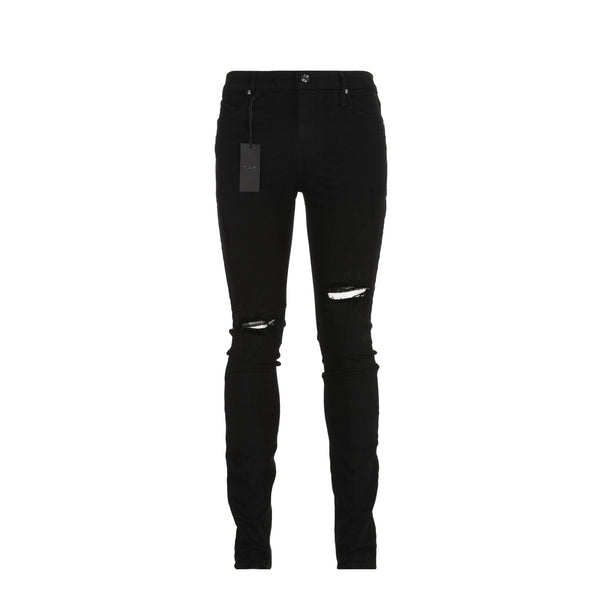 RtA Clayton Black Destroyed Men's Skinny Jeans