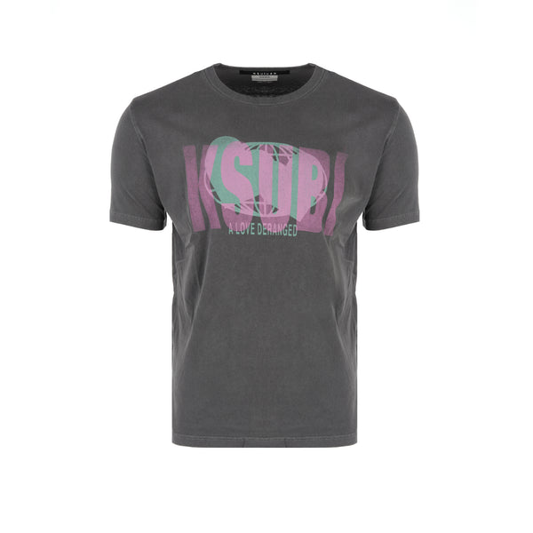 Ksubi Deranged Kash Men's SS Tee Charcoal