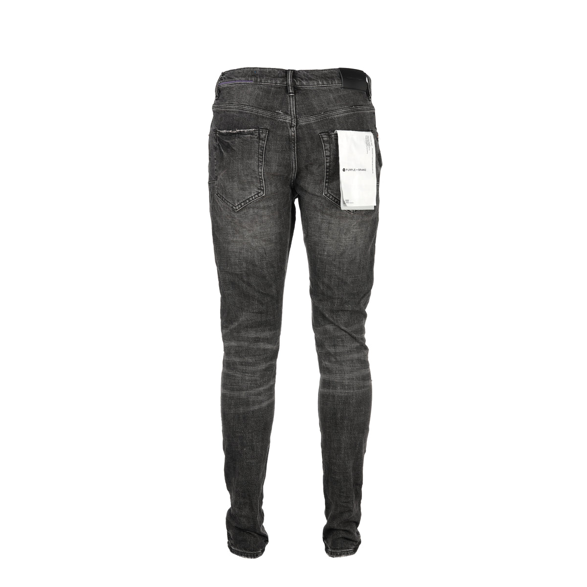 Purple Brand P002 Distressed Dirty Grey Blowout Men's Jean