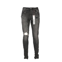 Purple Brand P002 Distressed Dirty Grey Blowout Men's Jean