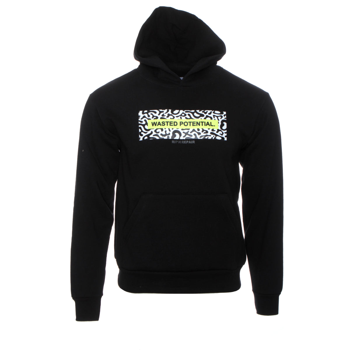 Rip n Repair Wasted Youth Men's Hoodie Black