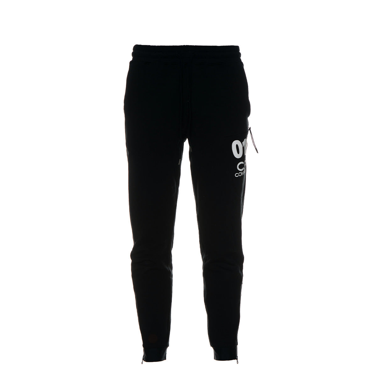 C.P. Company Diagonal Fleece Men's Sweatpants Black