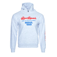 Rip n' Reapir 1988 Men's Heavy Fleece Hoodie Grey