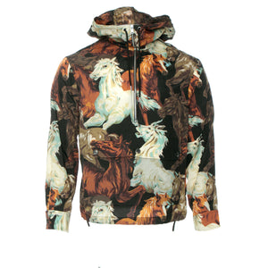 KENZO Paris 'Chevaux KENZO' Half Zip Men's Anorak