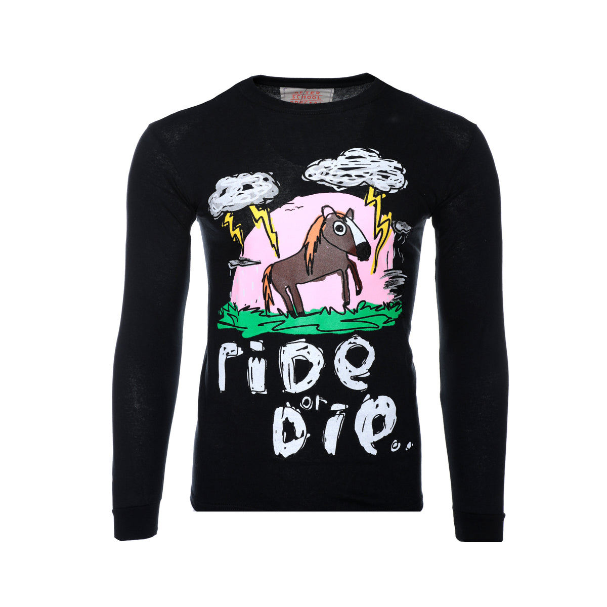 After School Special 'Ride or Die'Men's Long Sleeve Crewneck Tee
