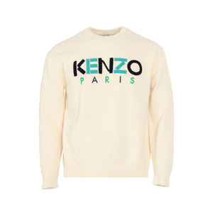 KENZO Paris Wool Men's Beige Jumper