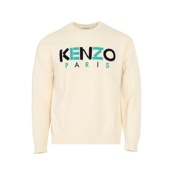 KENZO Paris Wool Men's Beige Jumper