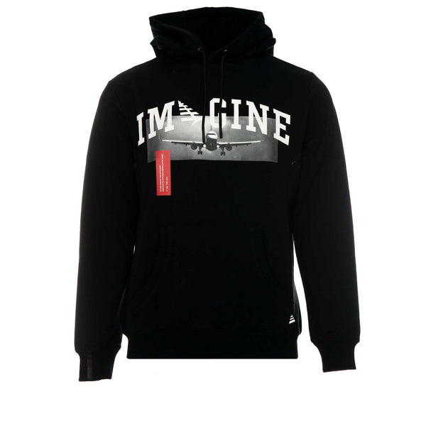 Paper Planes Clothing Passport Holder Men's Pullover Hoodie Black