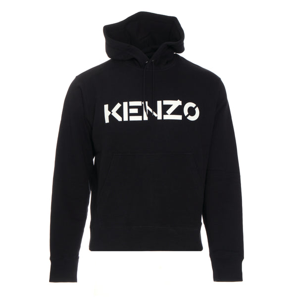 FW20 Kenzo Paris New Logo Classic Men's Hoodie Black
