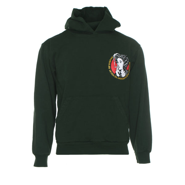 Rip & Repair Auntie Men's Heavy Fleece Hoodie Green