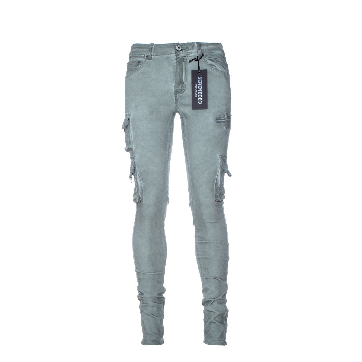 Serenede Timber Wolf Men's Skinny Cargo Jean
