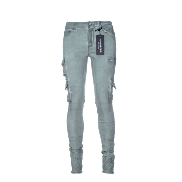Serenede Timber Wolf Men's Skinny Cargo Jean
