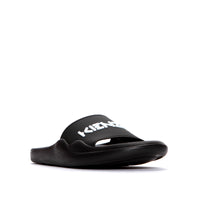 Kenzo Paris FW20 Pool Mules Kenzo Logo Men's Slides Black