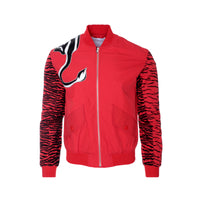 Kenzo Paris SS21 Embroidered Men's Bomber Jacket Red