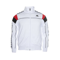 Kappa 222 Banda Meres Slim Men's Track Jacket White