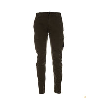 Garment Dyed Stretch Gabardine Cargo Lens Trouser