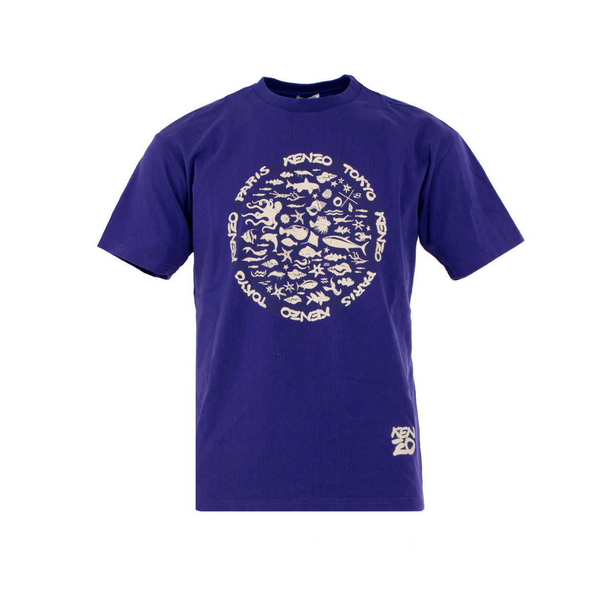 KENZO Tokyo Sea Graphic Short Sleeve Men's T-Shirt