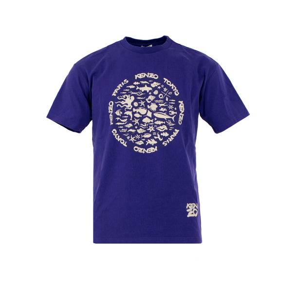KENZO Tokyo Sea Graphic Short Sleeve Men's T-Shirt