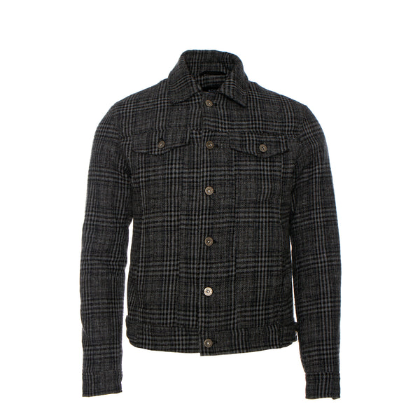 Kollar Clothing Plaid Trucker Jacket