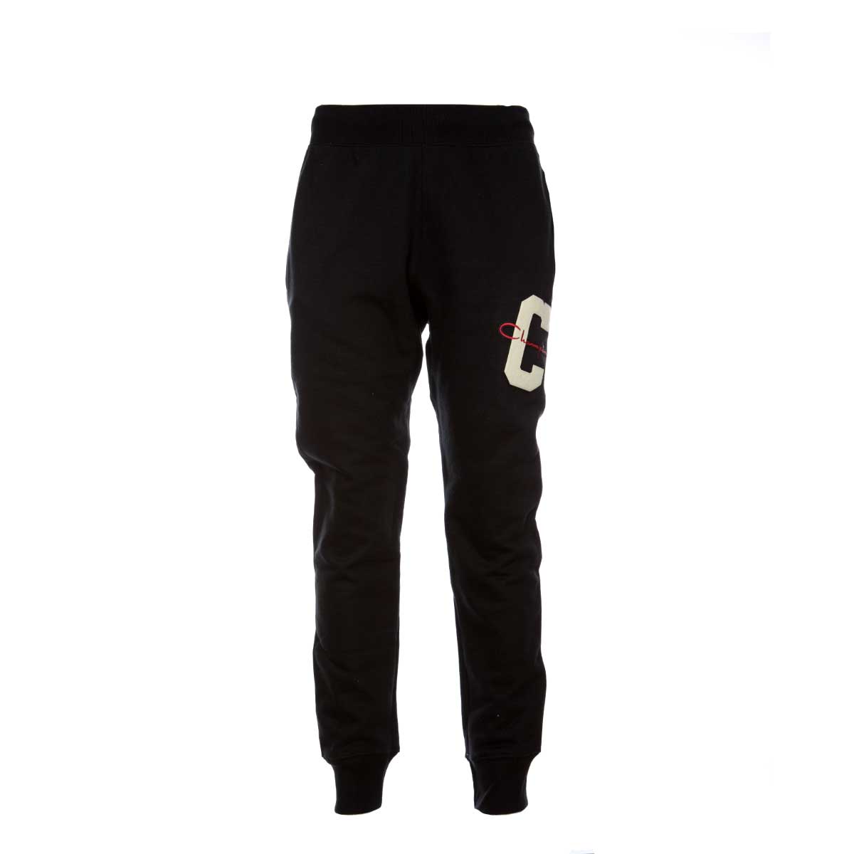 Champion Reverse Weave Varsity Logo Joggers Black