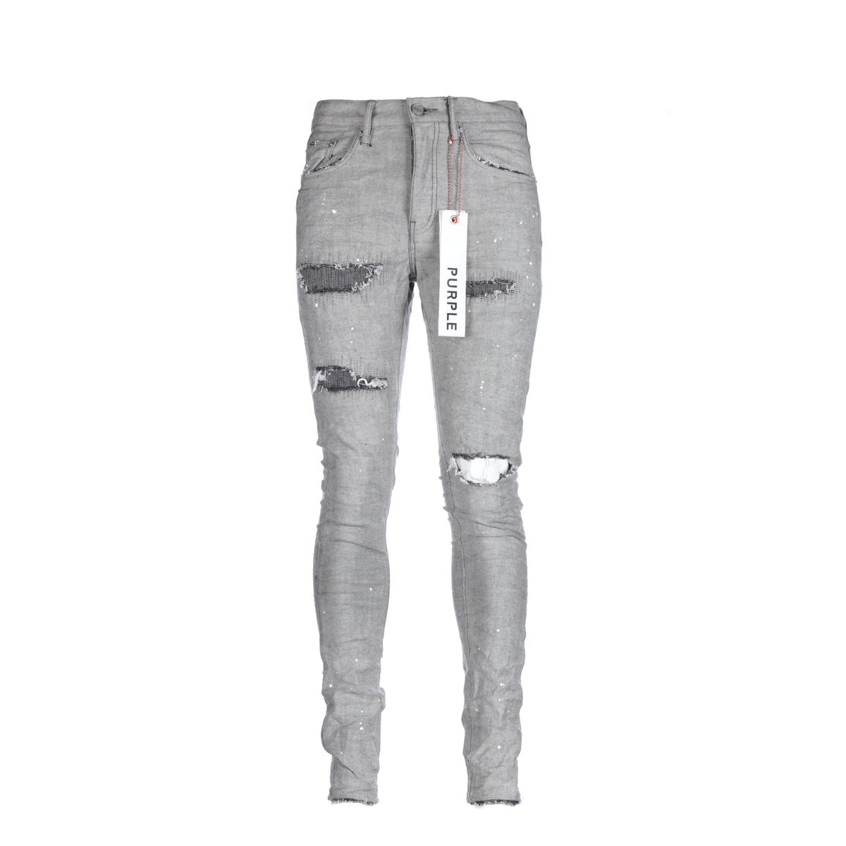 Purple Brand Denim Men's Grey Inside Out Designer Jeans