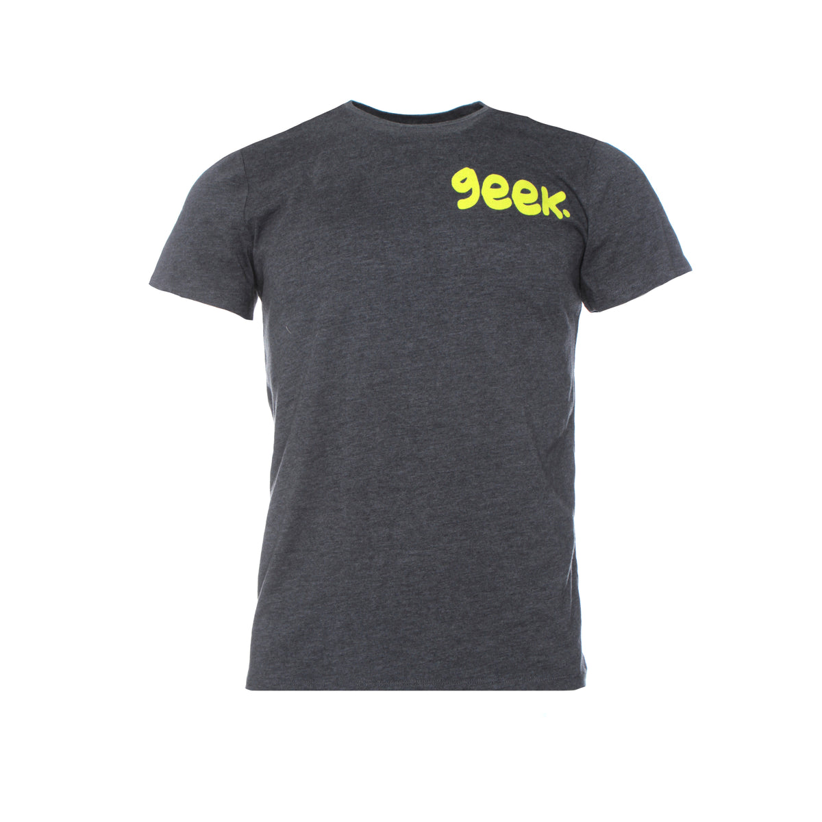 Fashion Geek F**k The Norm Men's SS T-Shirt Dark Grey Neon Yellow