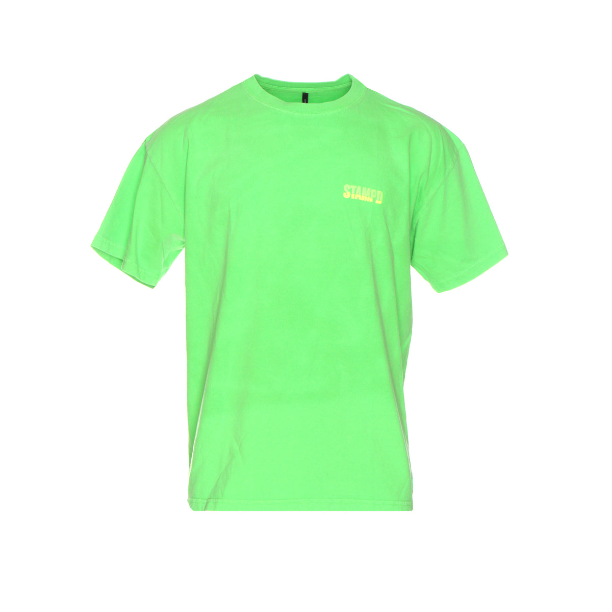 Stampd Split Men's Crewneck Tee Neon Green