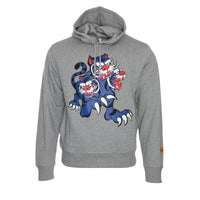 Kenzo Paris SS21 Seasonal Logo Classic Men's Hoodie Grey