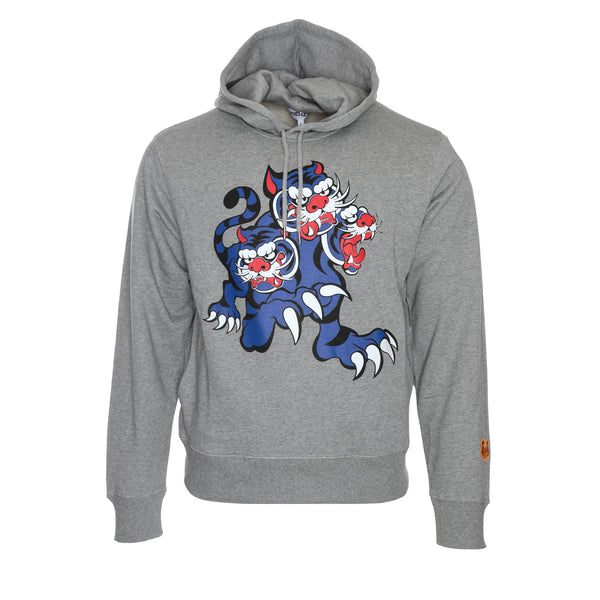 Kenzo Paris SS21 Seasonal Logo Classic Men's Hoodie Grey