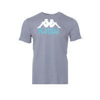 Kappa Dris Men's Graphic SS Grey Tee - SIZE Boutique