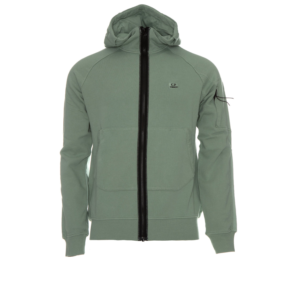 Garment Dyed Open Hoodie
