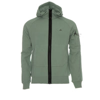 Garment Dyed Open Hoodie
