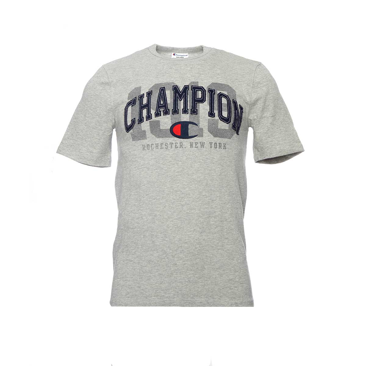 Champion Life Arch Logo Tee Oxford Grey
