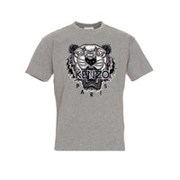 Kenzo Paris FW20 Varsity Tiger Men's SS T-Shirt Grey