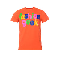 Fashion Geek Bubble Logo Tee Orange